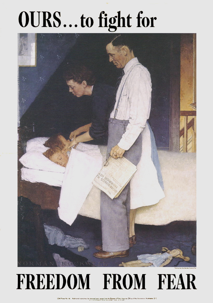 Freedom from Fear, by Norman Rockwell